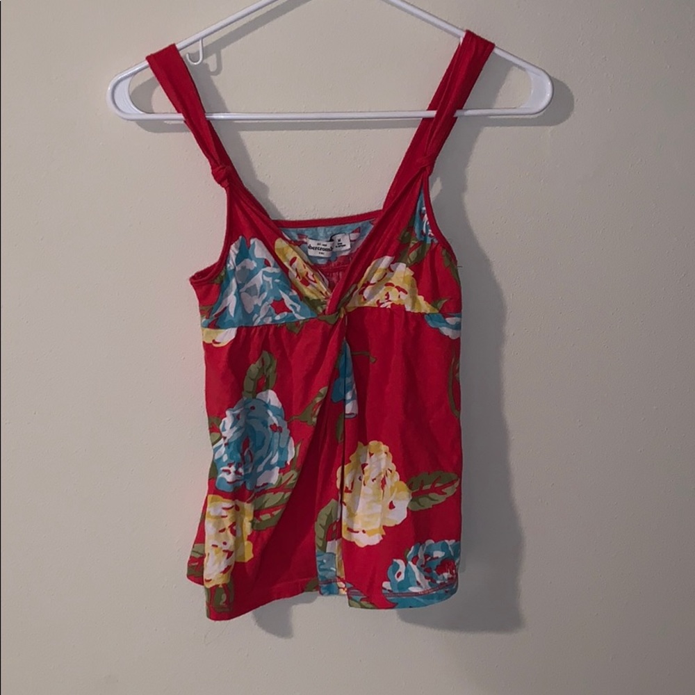floral tank top